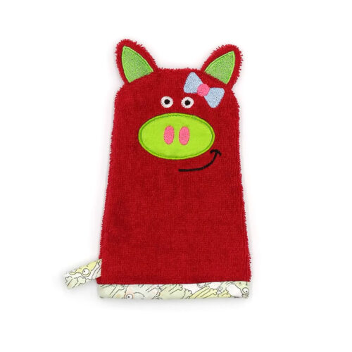 Waschhandschuh Schwein – Bild 4