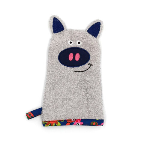 Waschhandschuh Schwein – Bild 3